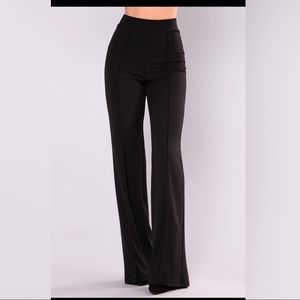 High waisted flare pants